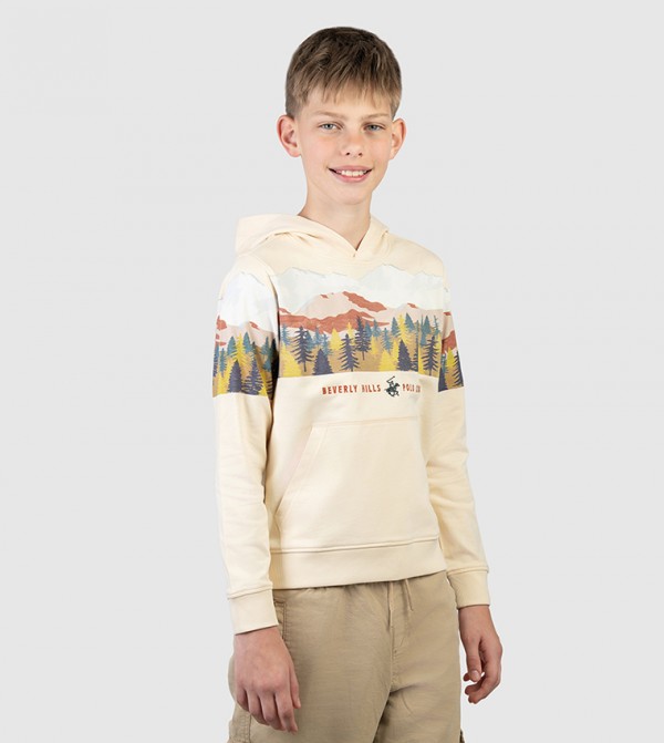 Beverly Hills Polo Club Winterwear & Outerwear - Beige Hoodies