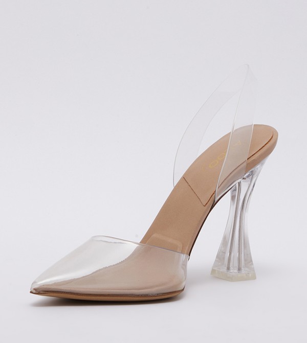 ألدو aldo made to match - Bone Heeled Sandals