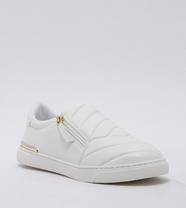Aldo  Slip-Ons - White Slip-ons