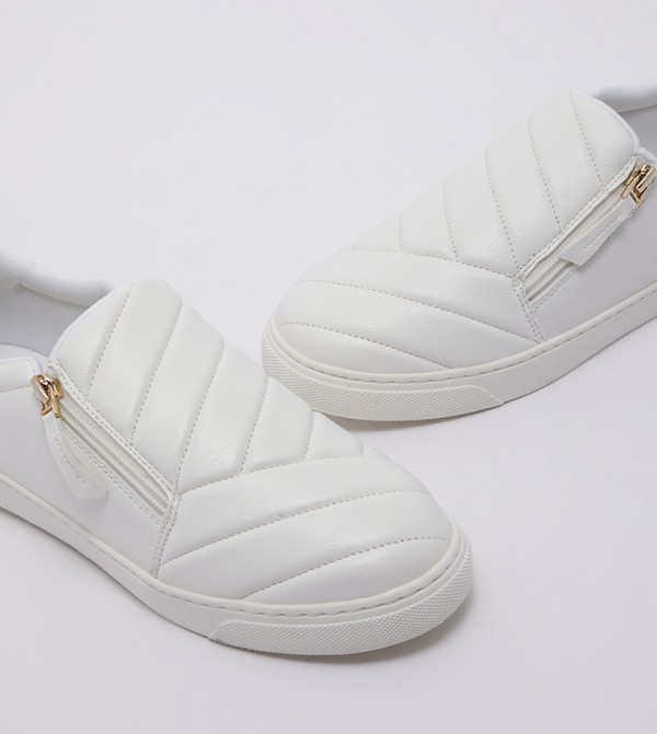 Aldo  Slip-Ons - White Slip-ons