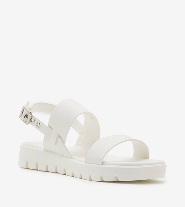 Call it Spring  - White Flat Sandals