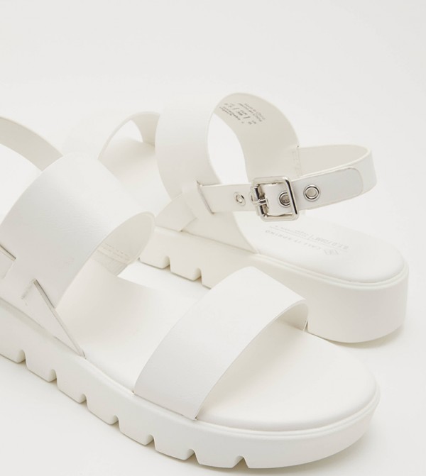 Call it Spring  - White Flat Sandals