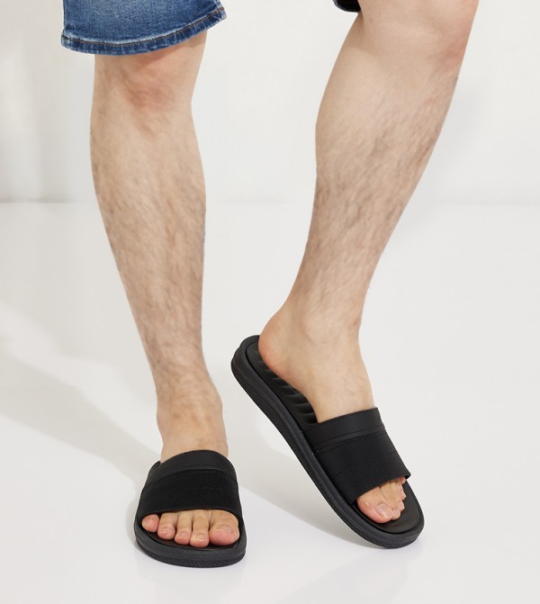 Aldo  Flip flops and Slides - Black Slides