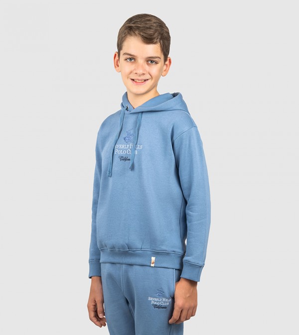 Beverly Hills Polo Club Winterwear & Outerwear - Light Blue Hoodies