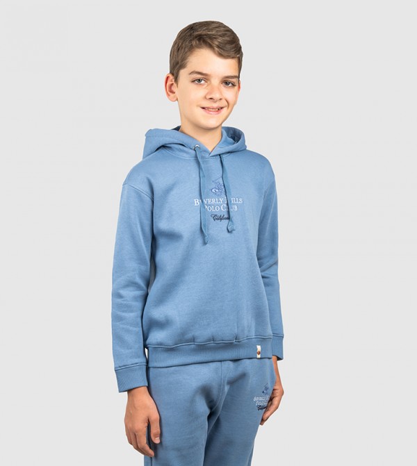 Beverly Hills Polo Club Winterwear & Outerwear - Light Blue Hoodies