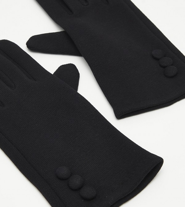 Aldo Accessories  Knit - Black Gloves