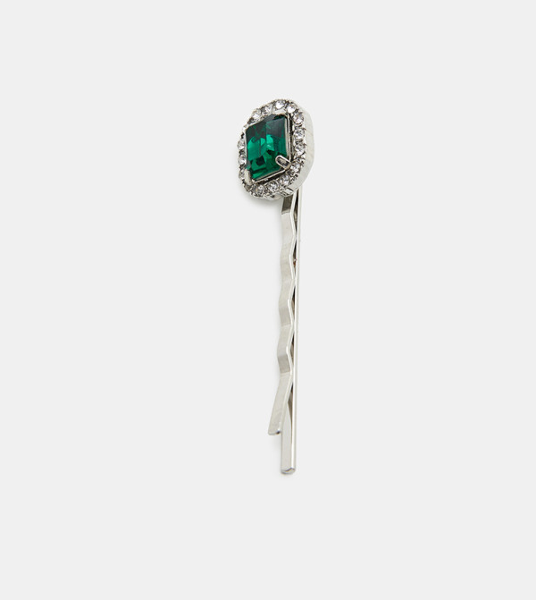 Aldo Accessories  Hair Accessories - Dark Green Hair Clips
