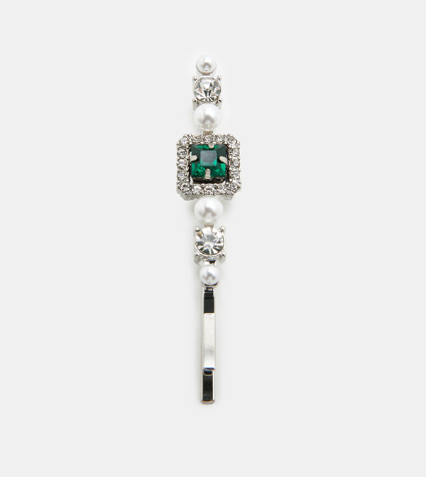 Aldo Accessories  Hair Accessories - Dark Green Hair Clips
