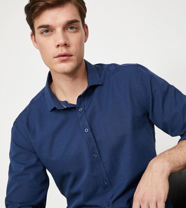 Koton Koton - Blue Casual Shirt