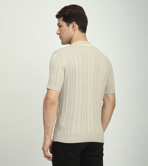 Beverly Hills Polo Club  - Beige Polo T-shirts