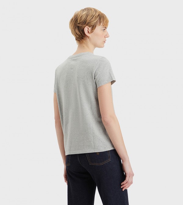 Levi's  Casual T-Shirts - Grey Short Sleeve T-Shirts