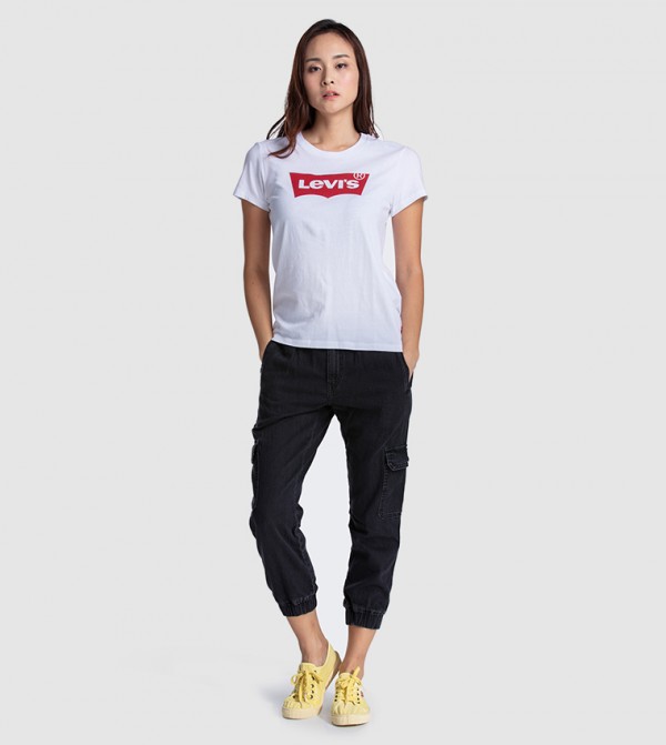 Levi's  T-Shirts - White Short Sleeve Tee