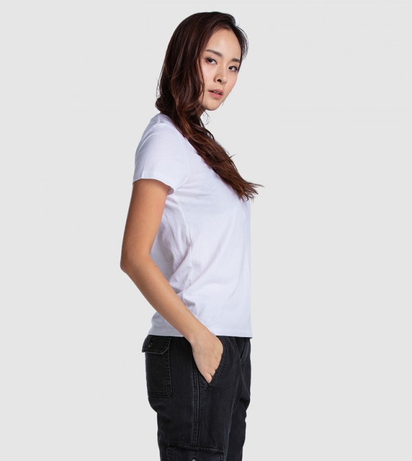 Levi's  T-Shirts - White Short Sleeve Tee