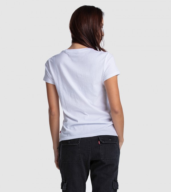 Levi's  T-Shirts - White Short Sleeve Tee
