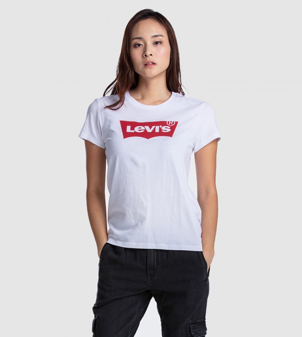 Levi's  T-Shirts - White Short Sleeve Tee