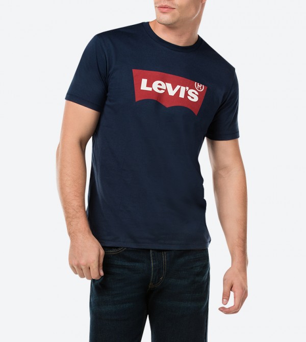 Levi's  - Blue Casual T-Shirts