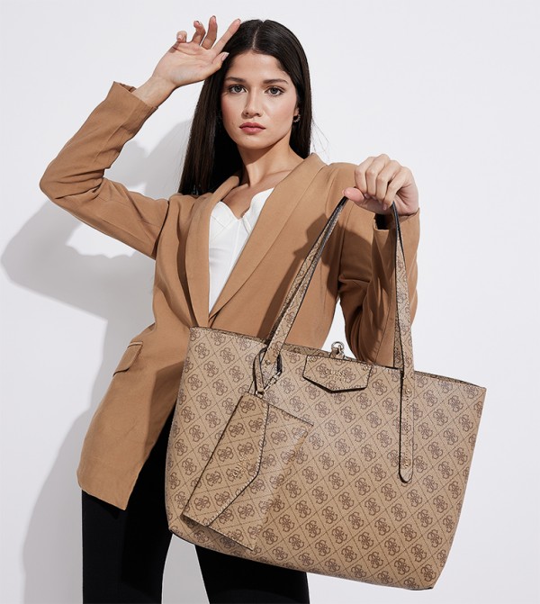 Guess Guess - Brown Tote Bags