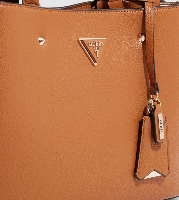 Guess  Satchel Bags - Tan Satchel Bags