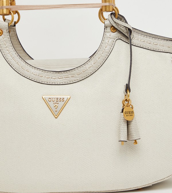 Guess  Satchel Bags - Beige Satchel Bags