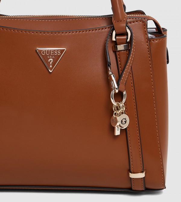Guess  Satchel Bags - Brown Satchel Bags
