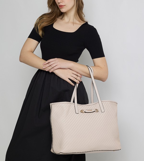 Guess  Tote Bags - Beige Tote Bags