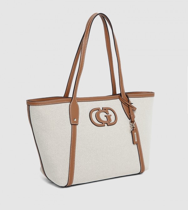 Guess Guess - Beige Tote Bags