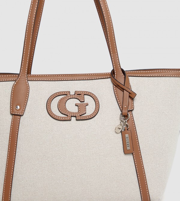 Guess Guess - Beige Tote Bags