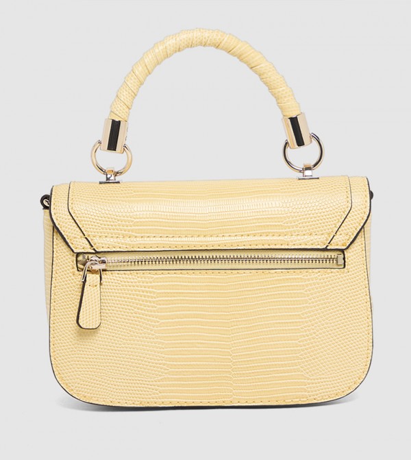 Guess  - Yellow Handheld Bags