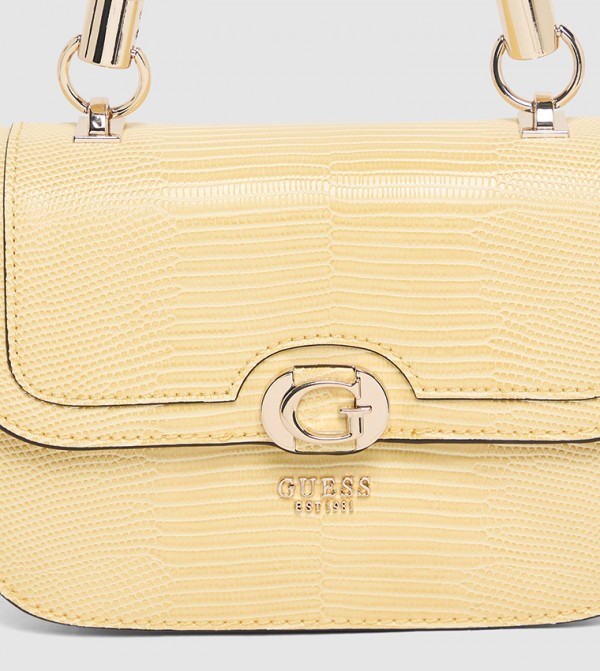Guess  - Yellow Handheld Bags
