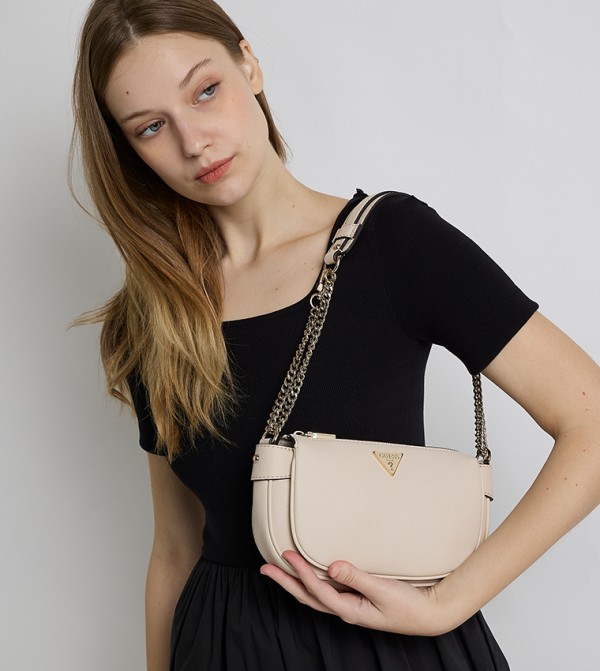 Guess  Crossbody Bags - Beige Cross Body Bags