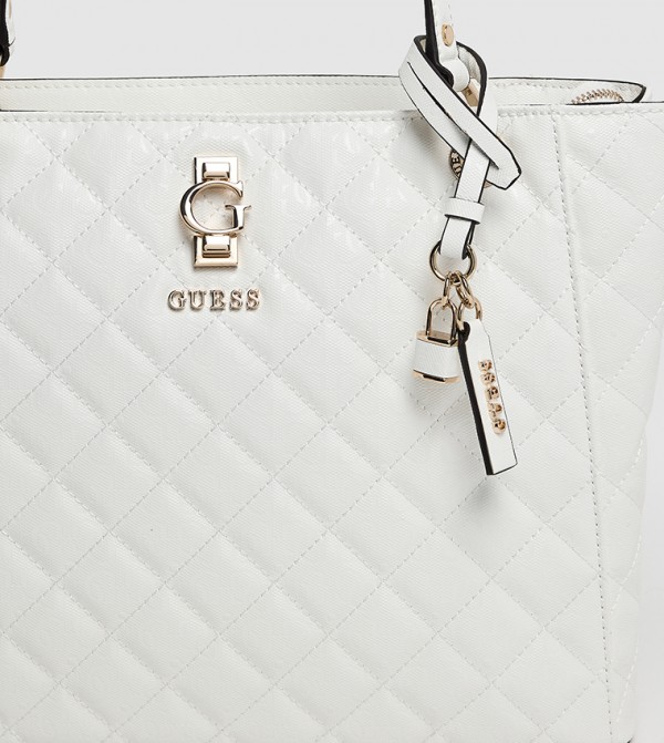Guess Guess - White Tote Bags