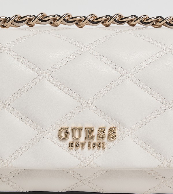Guess  - White Cross Body Bags