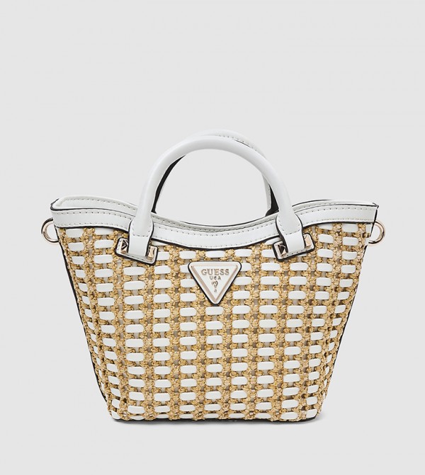 Guess  Satchel Bags - Beige Satchel Bags