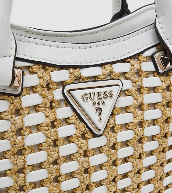 Guess  Satchel Bags - Beige Satchel Bags