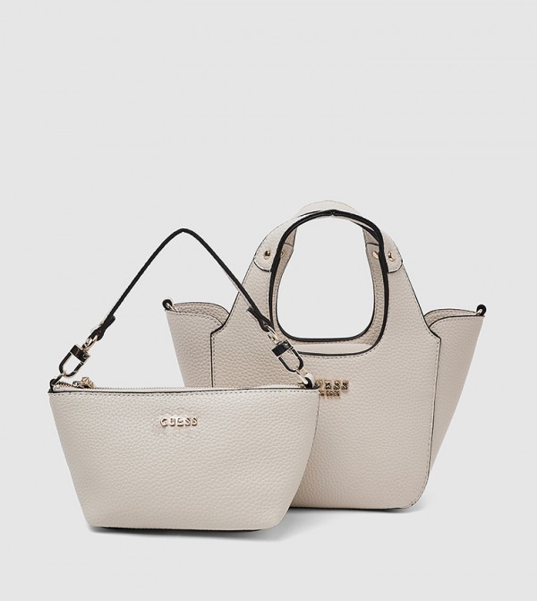 Guess Guess - White Tote Bags