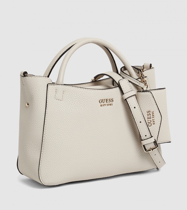 Guess Guess - Off White Satchel Bags