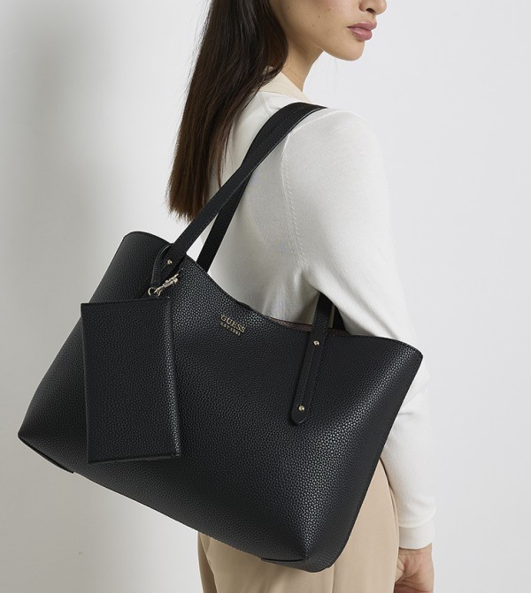 Guess  Tote Bags - Black Tote Bags