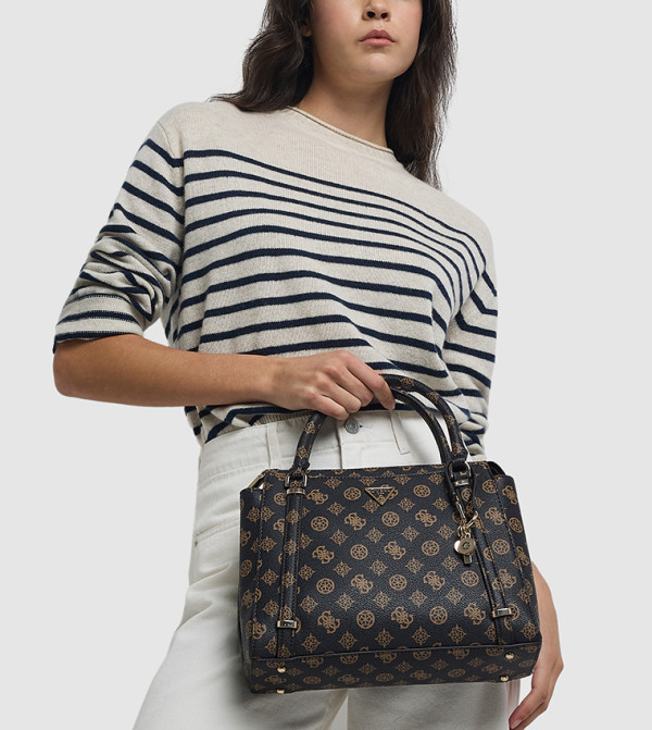 Guess  Satchel Bags - Dark Brown Satchel Bags