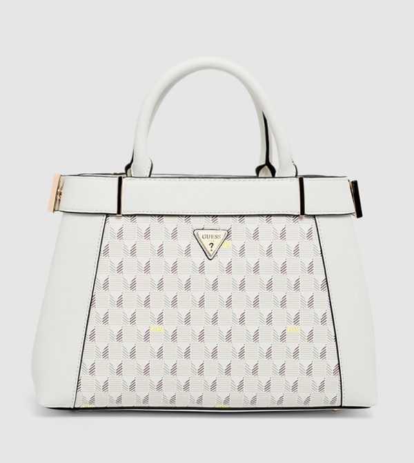 Guess  Satchel Bags - White Satchel Bags