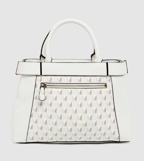 Guess  Satchel Bags - White Satchel Bags