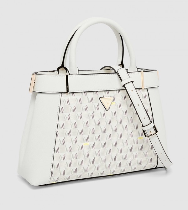 Guess  Satchel Bags - White Satchel Bags
