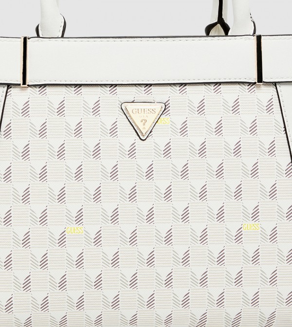 Guess  Satchel Bags - White Satchel Bags