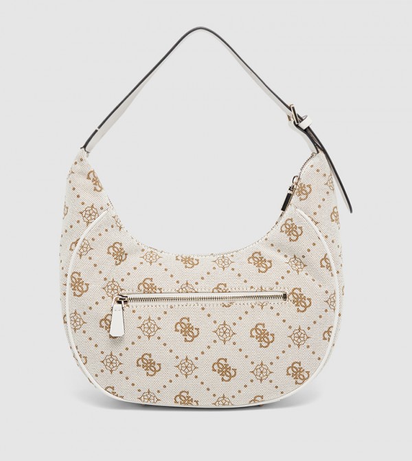 Guess  Hobo Bags - Cream Hobo Bags