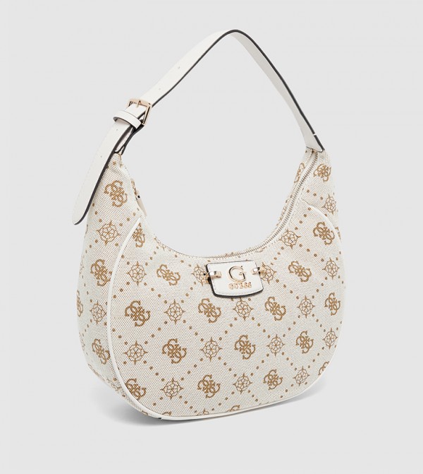 Guess  Hobo Bags - Cream Hobo Bags