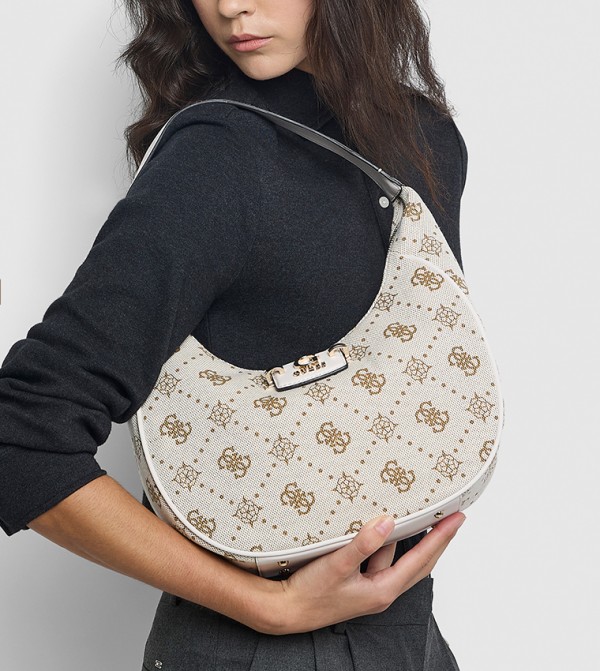 Guess  Hobo Bags - Cream Hobo Bags