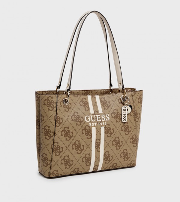 Guess  Tote Bags - Brown Tote Bags