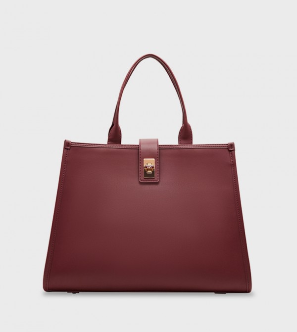Anne Klein  Satchel Bags - Maroon Satchel Bags