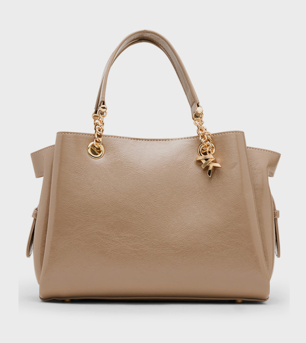 Anne Klein  Satchel Bags - Beige Tote Bags