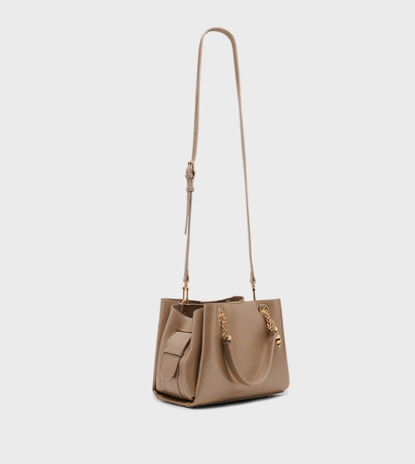 Anne Klein  Satchel Bags - Beige Tote Bags