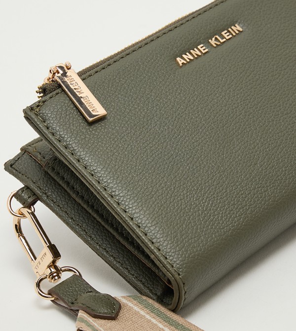 آن كلاين  حقائب - زيتي داكن محافظ